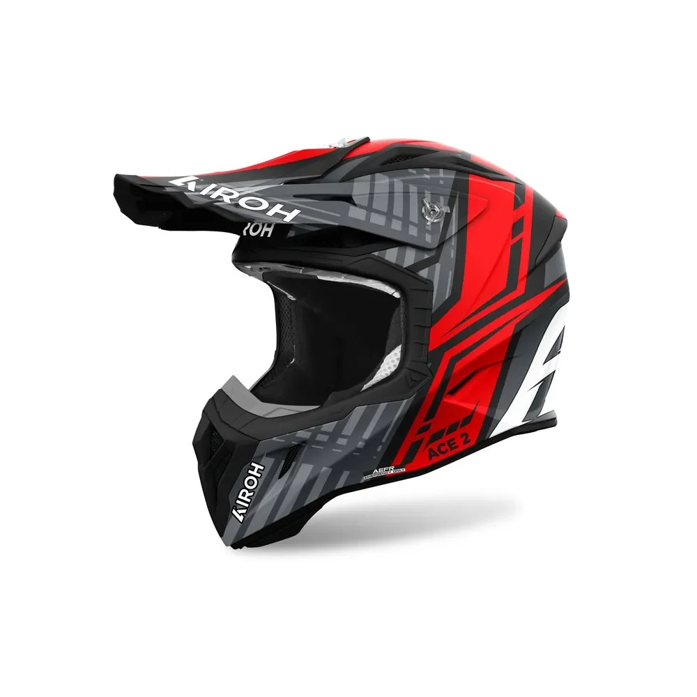 Capacete Airoh Aviator Ace 2 Proud Vermelho Fosco - Spinelli Motos